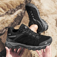 Zapatos De Senderismo De Cuero HIKEUP De Alta Calidad Duraderos Para Hombres Deportes Al Aire Libre Trekkng Subida Escalada Caza Zapatillas Negros Grises Caqui Tallas 40-45 - details 22