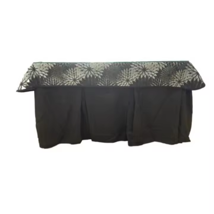 Marcavi Textil Ropa o Falda Mesa Camilla Rectangular 120×70 - Tela Oceano - Color Chocolate - 1