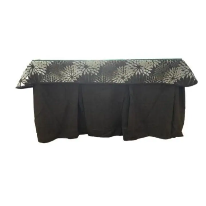 Marcavi Textil Ropa o Falda Mesa Camilla Rectangular 120×70 - Tela Oceano - Color Chocolate - 1