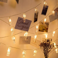 Luces De Cinta LED Con Clips Para Fotos Y Ropa Operadas Por Batería USB Para Decoración De Navidad Y Halloween En El Hogar - details 1