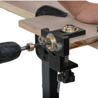 Kit De Guía De Boquilla Para Carpintería 3 En 1 Juego Ajustable De Localizador De Agujeros De Madera Y Aluminio Herramienta De Guía Para Agujeros De Armarios - details 9