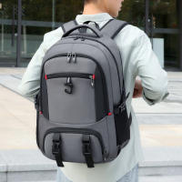 Bolsa de viaje para hombre, bolsa de montañismo al aire libre, bolsa de ocio, mochila de viaje de gran capacidad, mochila para viajes de negocios, mochila escolar para estudiantes - details 5