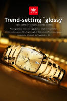 Reloj De Cuarzo Para Hombre Original OLEVS Con Correa De Acero Tungsteno Calendario Impermeable Reloj De Pulsera Lujo Con Manos Luminosas Y Numeros Romanos - details 9