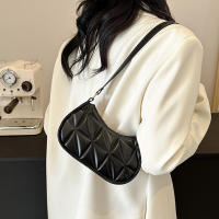 Bolso De Hombro Para Mujer En Cuero Sólido Retro Casual Bolso De Compras Con Cierre De Cremallera Bolsa De Mano Fashion - details 9