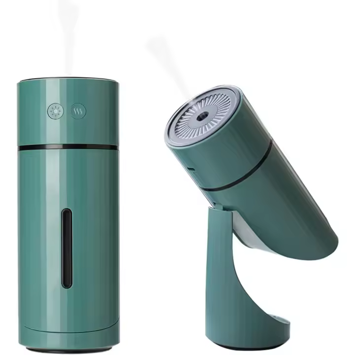 Humidificador, 260Ml, niebla fina Nano, rotación de 90 grados, 2 modos de niebla, humidificador de aire de coche con 3 colores LED cambiantes, para habitación de bebé, oficina en casa - 1