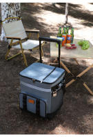 Bolsa de hielo con carrito de nuevo estilo, bolsa de picnic para exteriores, refrigerador para automóvil, bolsa de aislamiento para remolcador de gran capacidad, caja de aislamiento - details 15