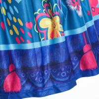 Vestido De Princesa Encanto Para Niñas Con Bolsa Disfraz De Película Frock Madrigal Isabel Ropa De Actuación Infantil Talla True to Size - details 5