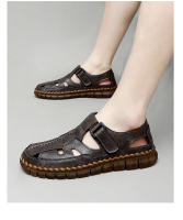 Zapatos De Hombre Hechos a Mano Casual Transpirables De Cuero Suede Antideslizantes Para Exterior Y Caminar En Venta Caliente - details 8