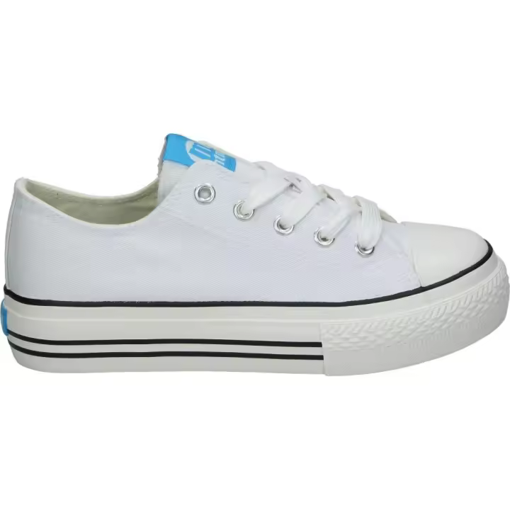 MTNG | Zapatillas de tela Bigger Mustang MTNG 81195 para niña color blanco con cordones - 1