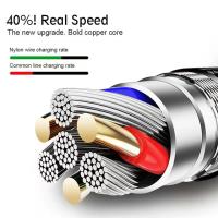 Cable USB-A a Lightning, cable de carga rápida de 2,4 A para teléfono móvil - details 2