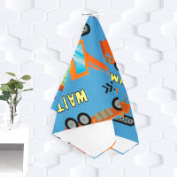 Toalla De Playa Para Niños Con Patrón De Coche De Dibujos Animados Toalla De Microfibra Sin Arena Para Baño Piscina Camping Viajes Absorbente Rápido Lavable Máquina Tamaño Rectangular 100% Poliéster 240gsm - details 7