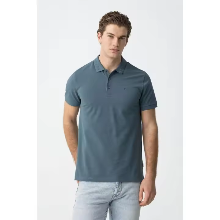 Hombre Marcas Polos Ropa Tiffosi Tiffosi hombre  Polo-Tiffosi- Manning_2 azul mirage - 1