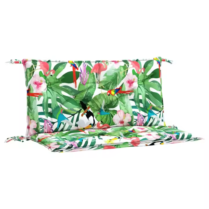 Fundas para Banco de Jardín 2 UDS lienzo multicolor 100x50x7 cm - 1