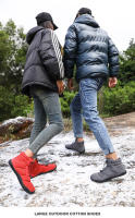 Zapatos deportivos de algodón para exteriores de cinco dedos para hombres y mujeres, además de botas cálidas de terciopelo,botas de nieve para parejas resistentes al desgaste y antideslizantes. - details 5
