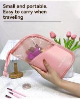 Bolso De Viaje Para Maquillaje Gran Capacidad Portátil De Moda Sencilla Almacenamiento De Cepillos De Maquillaje Y Lápiz De Cejas - details 3