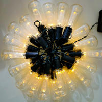 Luz De Cadena Solar LED Para Exterior IP65 Impermeable Decoración Navideña Con 10-30 Luces Retro Para Camping Jardín Fiesta Lámpara Encantada - details 8