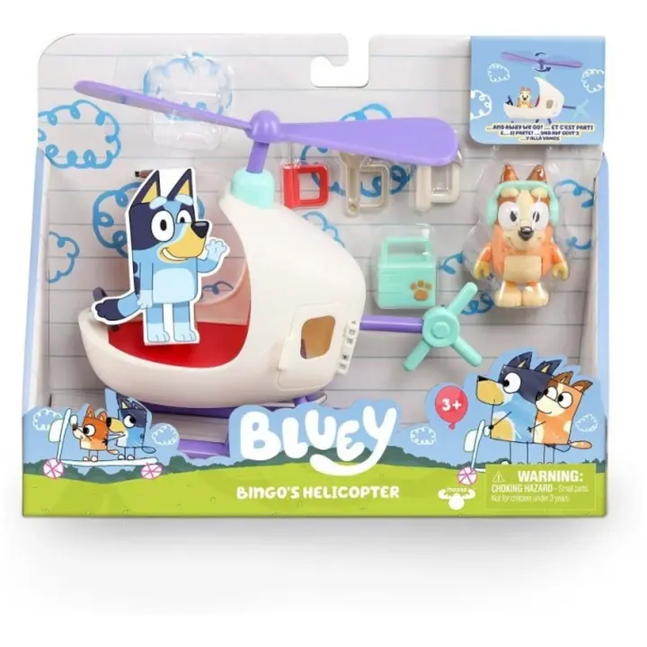 Coleccionable Para Niños De 3 + Años Famosa Bluey-Vehículos Con Figura Modelos Surtidos - 1