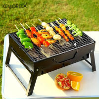 Pequeño Barbacoa Portátil De Acero Inoxidable Para Camping Y Pícnic Herramienta De Cocina Al Aire Libre Mini Barbacoa Con Carbón - details 1