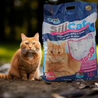 16 litros (7,5Kg) Arena de Sílice Silicat Grande Alta Capacidad de Absorción Cristales Blancos y Azules Control de los Malos Olores Gel Silica - Arena de Perlas Cristal - details 0