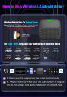 Caja De Carplay Y Android Auto Sin Cable 2024 Para Volvo XC90 S90 V90 XC60 S60 V60 XC40 C40 Recharge WiFi Bluetooth 5.0 Plug And Play - details 3