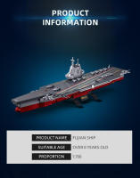 Bloques De Construcción Sluban 1:700 Fujian Portaaviones Modelo Militar Bloques De Guerra Para Niños Y Coleccionistas - details 10