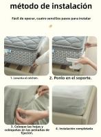 Invisible Bed Sheet And Bed Cover Fastener 4PCS Clips Para Fijar Fundas De Sábanas Y Fundas De Edredón No Específico 100% Fibra De Bambú Antideslizantes - details 10