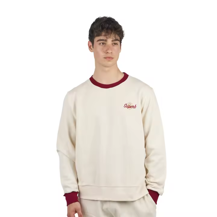 Superb-Sudadera manga larga y cuello redondo Crew BeHappy SPRBSU-2201 para Hombre - 1