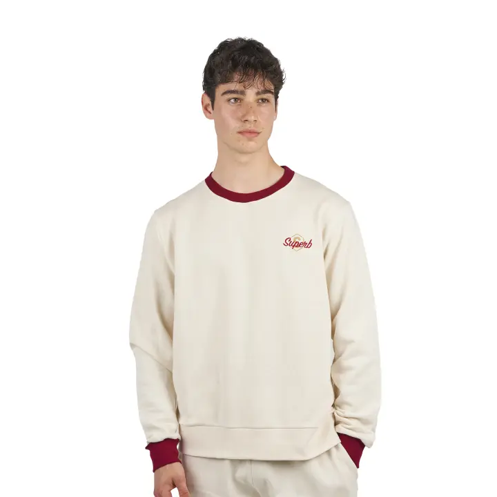 Superb-Sudadera manga larga y cuello redondo Crew BeHappy SPRBSU-2201 para Hombre - 1