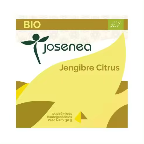 Jengibre citrus de Josenea, caja de 15 pirámides - 1