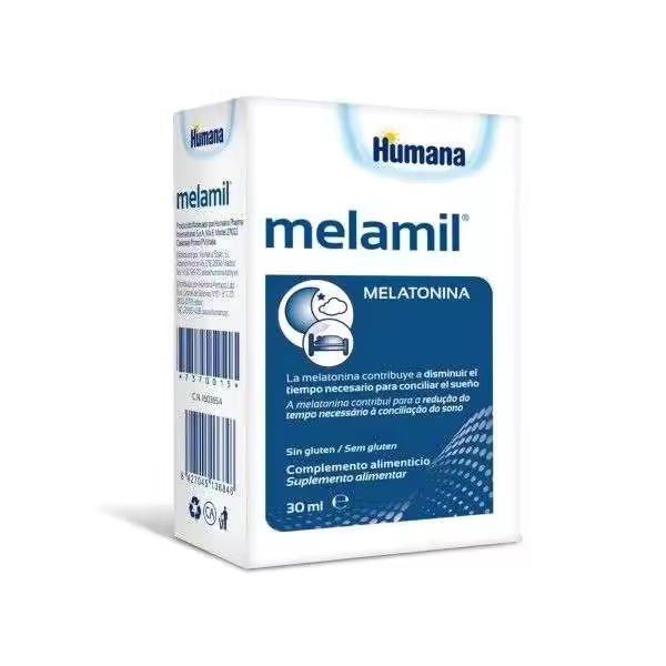 Melamil Gotas 30 ml para conciliar el sueño a en gotas para bebe y adulto - 1
