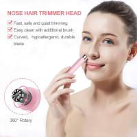 Recortadora de vello, adecuada para cejas faciales, nariz, orejas y vello corporal, depiladora todo en uno, unisex, afeitadora de doble hoja, con batería - details 2