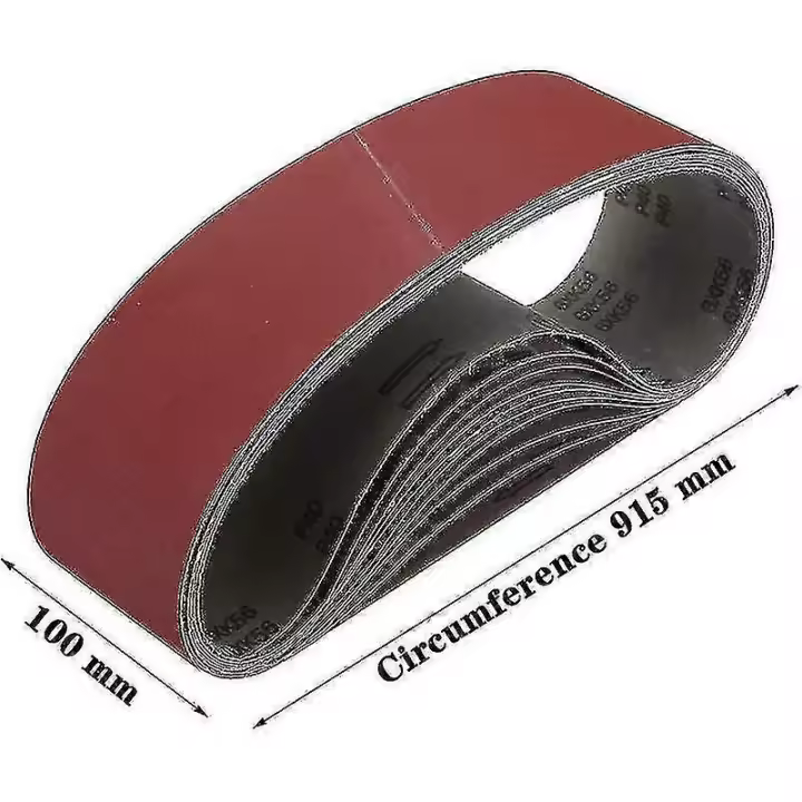 Cinturón Abrasive 100X915 Mm 80 120 150 240 400 Molinillo Abrasivo Cinturón (10 Pcs) Thisndegoogle - Good - 1