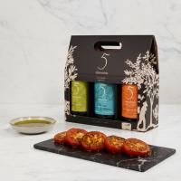 5 Elementos - Estuche Aceite de Oliva Virgen Extra Cornicabra, Arbequina y Picual 3x500 ml | Selección Gourmet de Variedades Premium - details 1