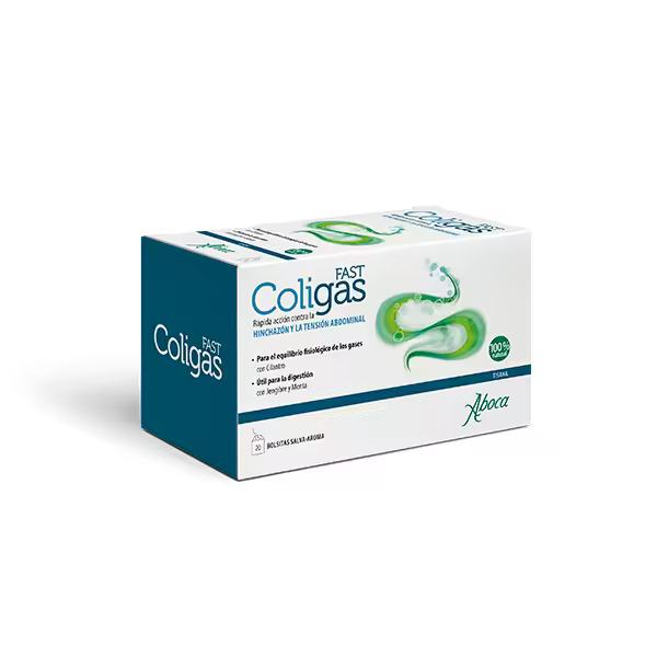 Aboca Coligas Fast Tisana para Alivio de la Hinchazón Abdominal - 1