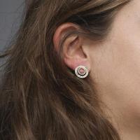 GUESS Pendientes Mujer Acero Inoxidable Dorado Circonitas Eternal Circles UBE29027 - details 0