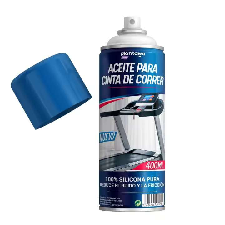 Plantawa Spray Lubricante para Cintas de Correr 400ml | Lubricante Silicona Cinta Correr. Ideal para Gimnasios, Cintas Domésticas. Aplicación Precisa. Apto para todas las cintas de correr. - 1