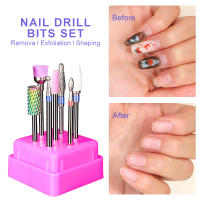 Set De 7 Piezas De Cortadores De Cerámica Para Manicura Eliminación De Esmalte De Gel Accesorios Para Máquina Eléctrica Herramienta De Corte De Uñas - details 0