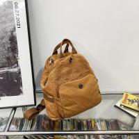 Mochila Casual De Lona Para Mujer Gran Capacidad Bolso De Mano Para Estudiantes De Colegio Viaje Mochila De Hombro Vintage - details 10
