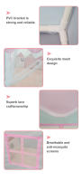Carpa De Juguete Para Niñas Casa De Castle De Princesa Plegable Decorativa Para Habitación Interior Y Exterior Regalo De Navidad Para Niñas De 0 a 12 Años - details 10