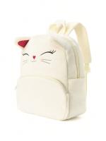 Mochila infantil de dibujos animados de animales multicolor, mochila de suministro para guardería, mochila de felpa, bolsa para niños - details 4