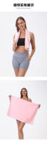 Toalla deportiva de polar de doble cara de secado rápido, ligera y de lujo, ideal para secar el sudor en el gimnasio o en el yoga. - details 0