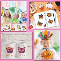 Juego Educativo Para Niños Y Niñas De 12 Hojas Puzles DIY De Animales Faces Divertidos Y Educativos Regalos Para Niños - details 5