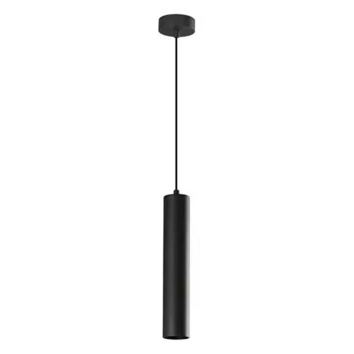 IluminaShop - Lampara de Techo Colgante Paipu Negra 1XGU10 - Protección IP20 - 1