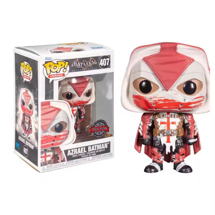 FUNKO POP! BATMAN: ARKHAM KNIGHT - AZRAEL BATMAN EXCLUSIVO, 58153, Nº407, TIENDA CON LICENCIA OFICIAL - 1