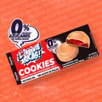 Cookies Locamentes Ricas Cacahuete con Mermeralada de Fresa | 128g | Packs 4 | 0% Azúcares | Dumon - details 1