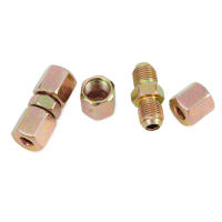 6pcs Conectores De Tubo De Freno 10mm X 1mm 2 Caminos Macho Hembra Nuts Unión De Línea De Freno Para Tubo De Freno 3/16" Fittings De Línea De Freno - details 9
