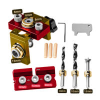 Kit De Guía De Perforación 3 En 1 Con Clip De Posicionamiento Y Locador De Taladro Para Carpintería Y Herramientas De Soldadura De Madera - details 18