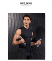 Camiseta De Deporte Para hombreQuick DryTop De gimnasioRunningFitness Con Cuello redondoRopa Deportiva Transpirable Y Cómoda - details 4