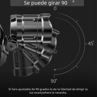 Linterna Frontal LED Potente USB Recargable XHP70/90 Con Zoom Impermeable Para Caza Y Camping Luz De Exterior Ajustable - details 5