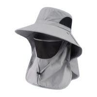 Sombrero De Pesca Al Sol Para Mujer Con Cubierta De Cuello Amplia Y Transpirable Protección UV Para Verano Viaje Playa - details 7